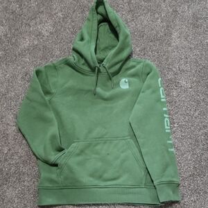 Carhartt Womens Green Hoodie